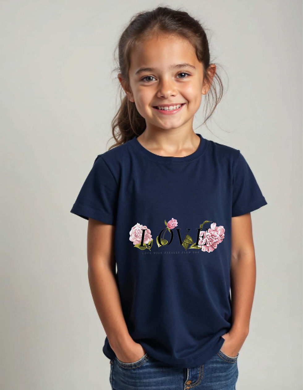 Thumbnail: Love Printed T-Shirt for All age