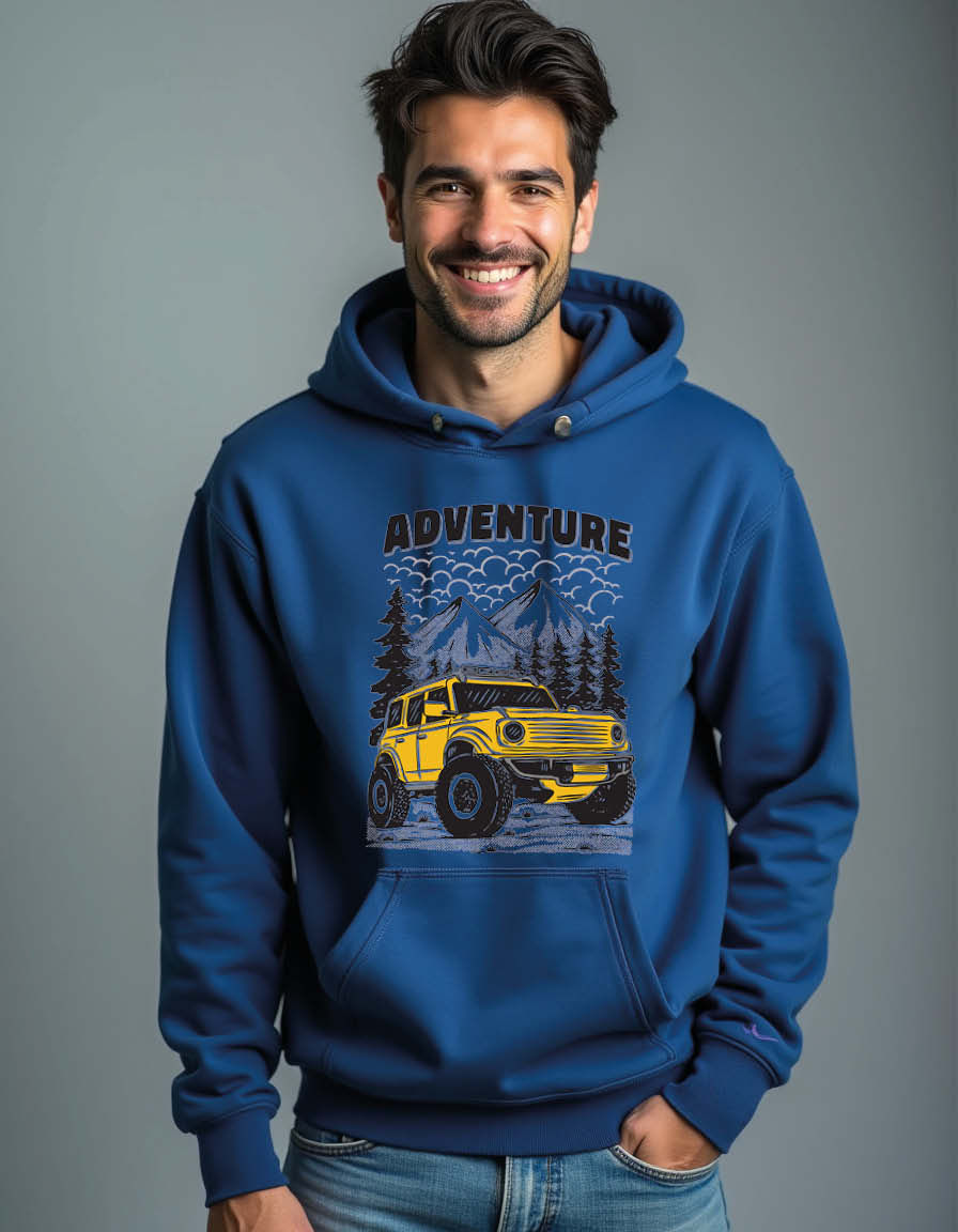 Thumbnail: Its advanture time Unisex Graphic Printed Hoodie