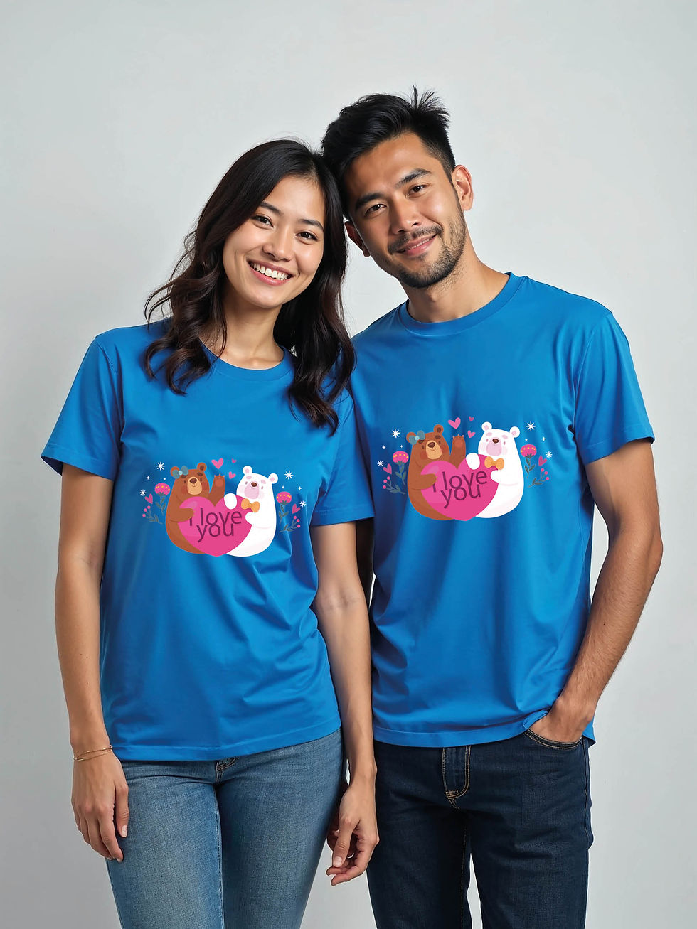 Thumbnail: Eternal Love Cartoon Couple T-Shirt Lovers Edition – Low Price Offer