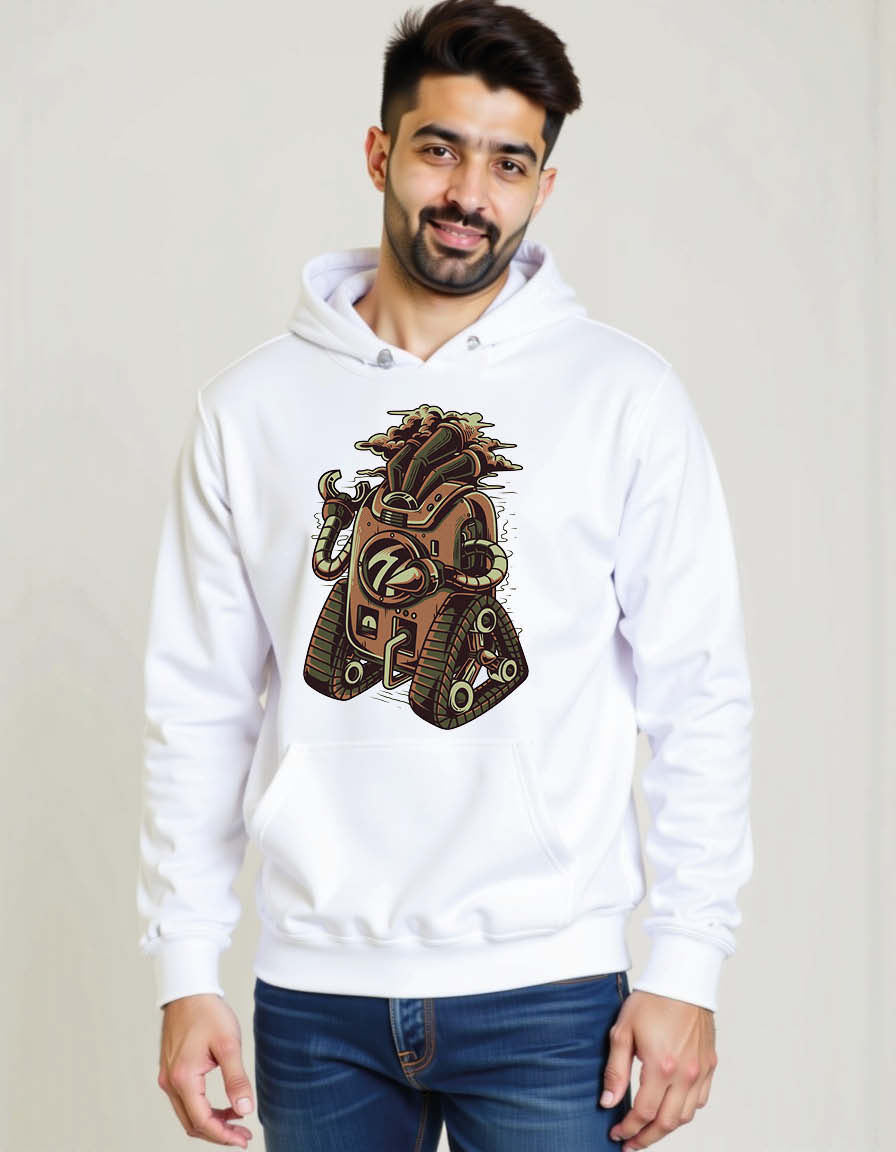 Thumbnail: Steampunk Heart Anatomy Stylish Unisex Printed Graphic Hoodies For Men & Women