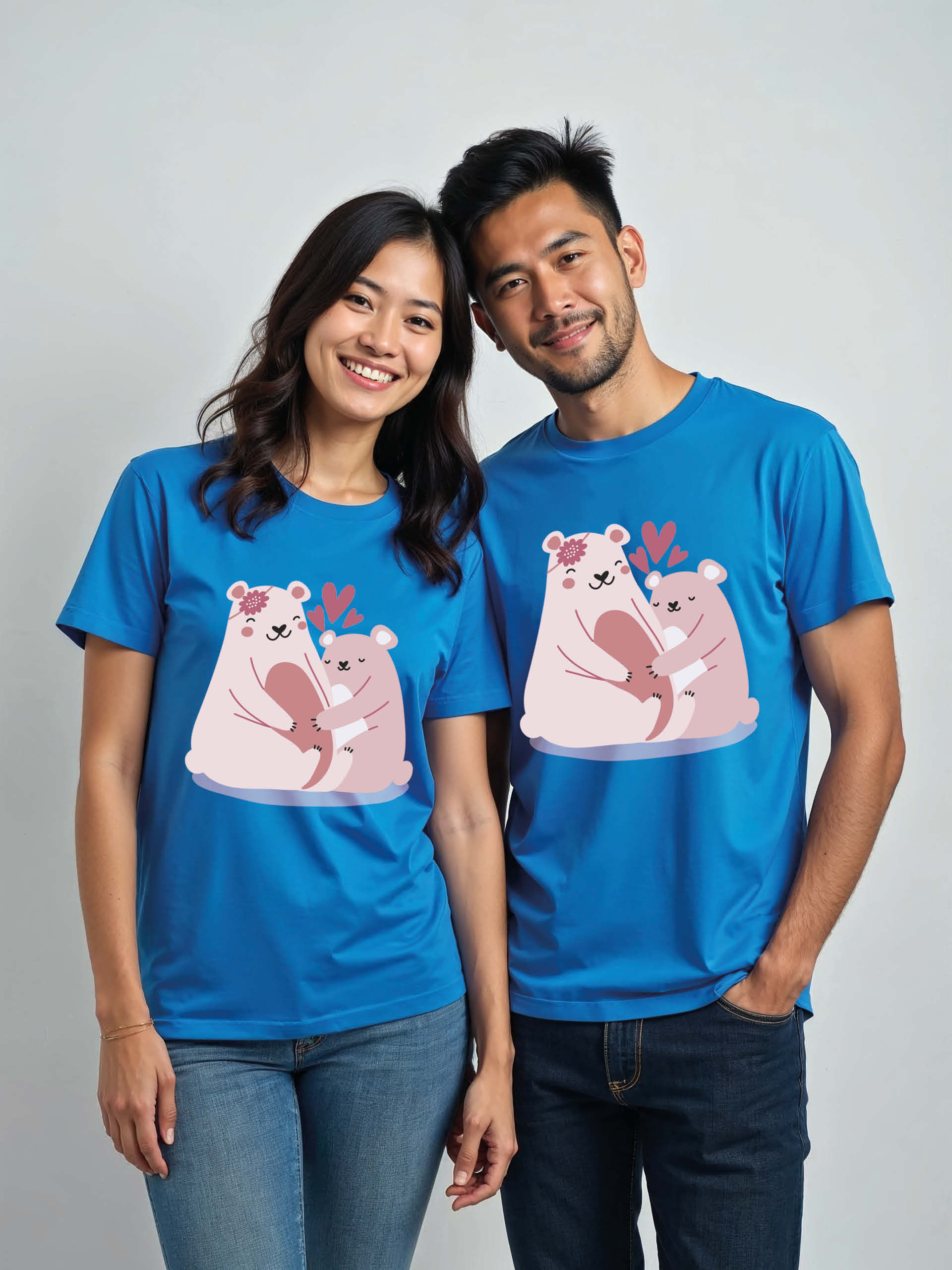 Forever Love Cartoon Couple Matching Tee Lovers Edition – Shop Now