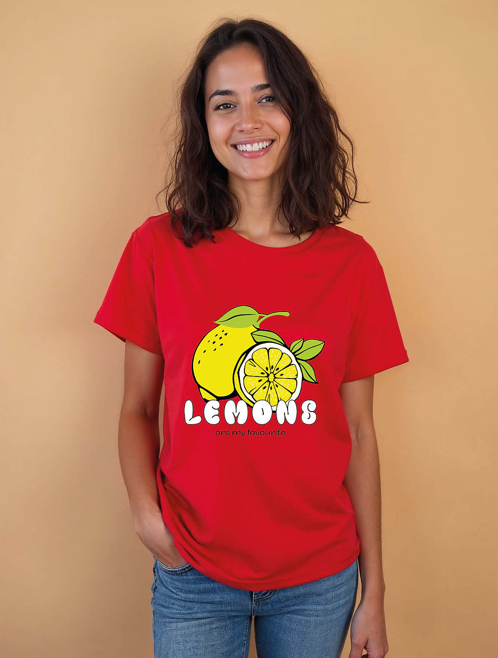 Thumbnail: lemons are my favorite Urban Women’s Typography T-Shirt – Best Price