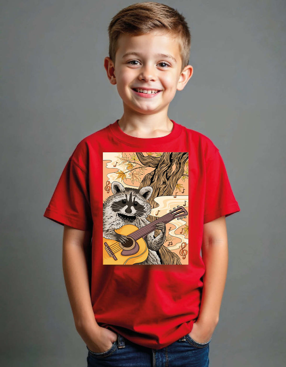 Thumbnail: Music Lover Printed T-Shirt for All Age