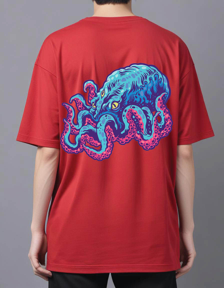 Thumbnail: panda astronaut mens Oversized Printed t shirt