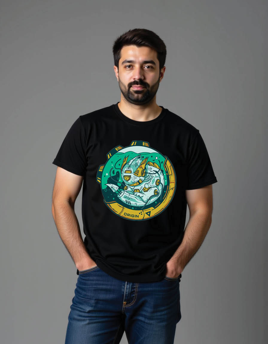 larvalbot origin mens printed graphic t shirts