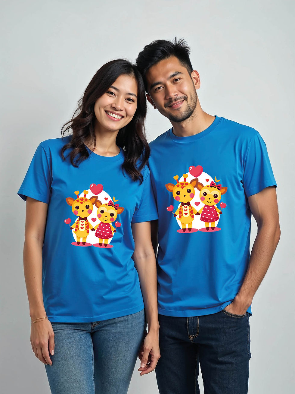 Thumbnail: Matching Outfit Cartoon Couple T-Shirt Lovers Edition – Discount Offer