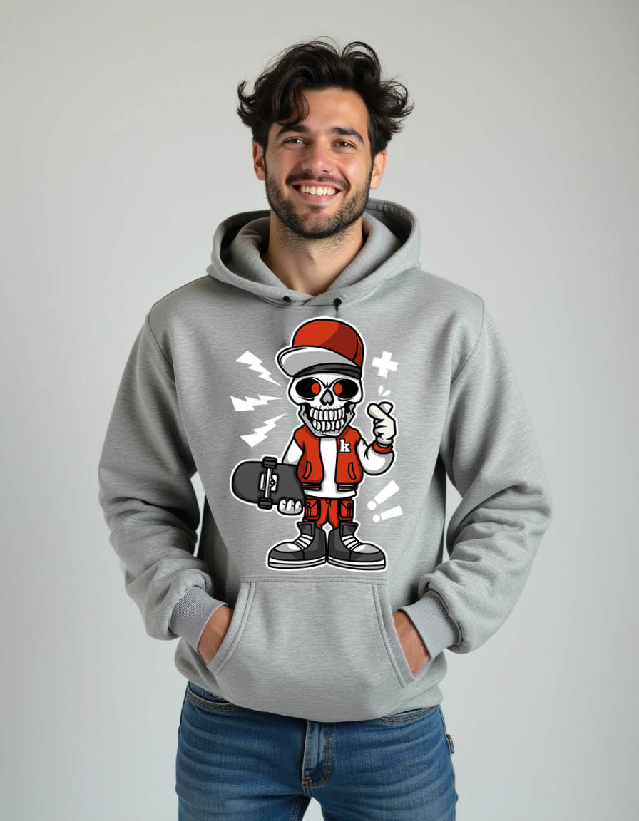 Streetwear Men’s Printed Hoodie – Exclusive Graphic Design | Fast