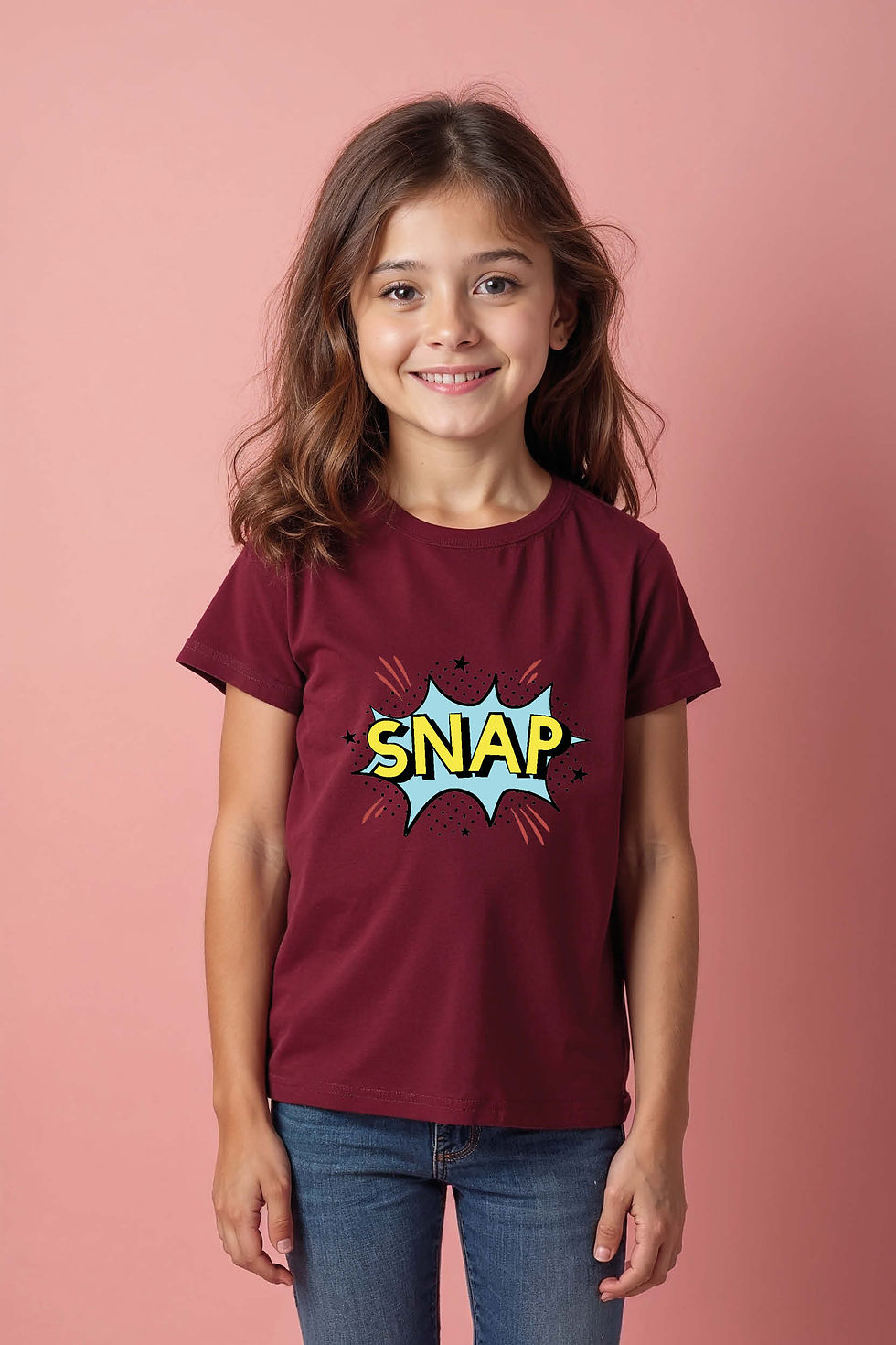 snap Cotton Cool Kids T-Shirt – Quote Print Design for Boys & Girls
