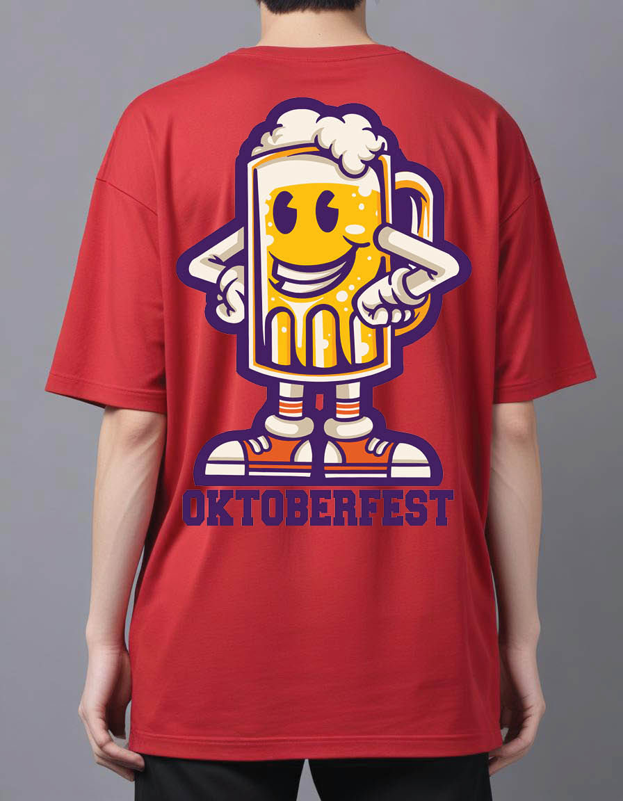 Thumbnail: mythical octopus  mens Oversized Printed t shirt
