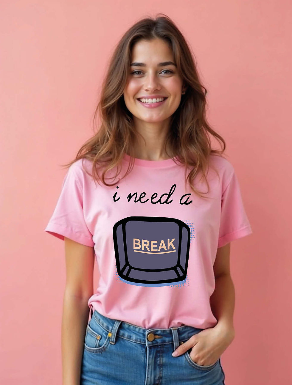 Thumbnail: I need a break Casual Women’s Streetwear T-Shirt – Fast Delivery