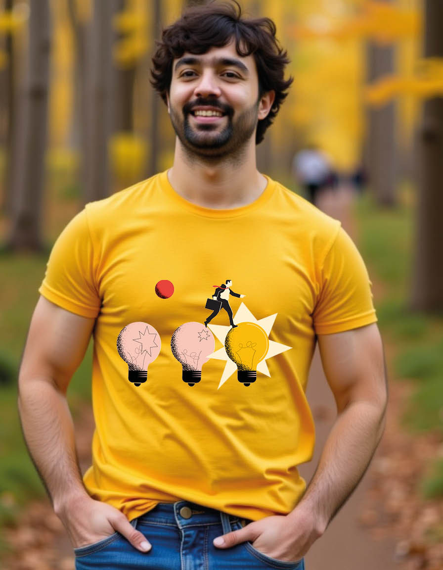 Thumbnail: conceptual business metaphor business mens printed graphic t shirts