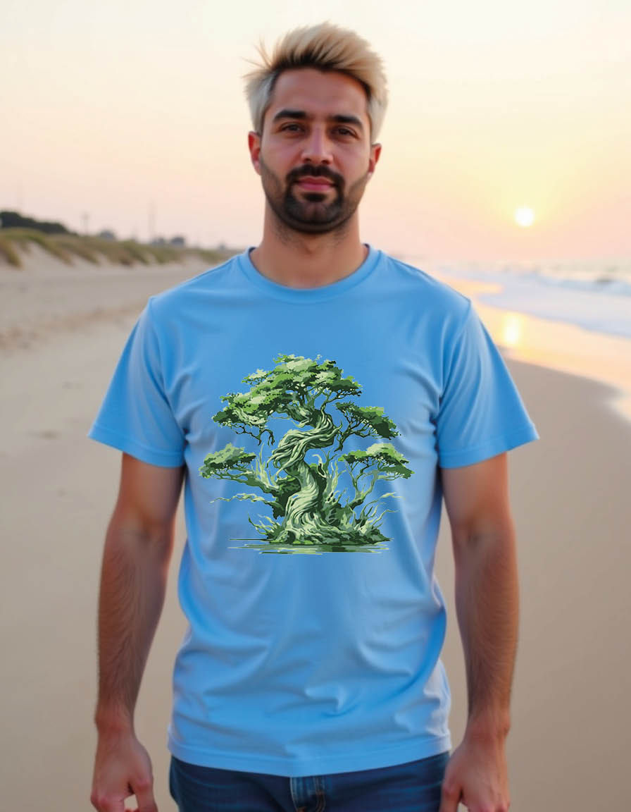 Thumbnail: beautiful bonsai mens printed graphic t shirt