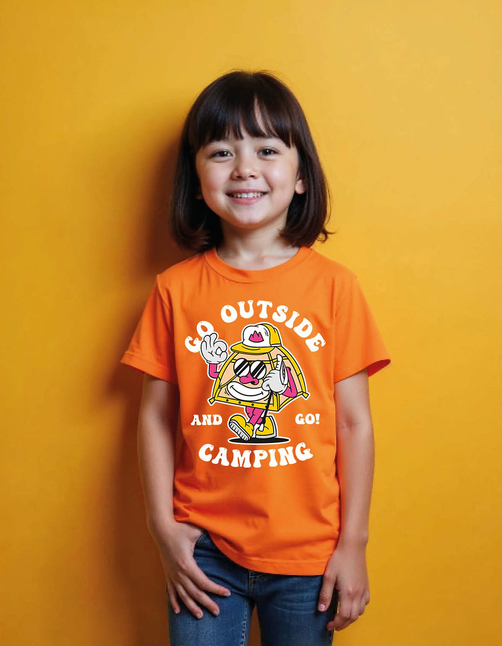Thumbnail: Go Out Side And Camping Unisex Printed T-Shirt for All