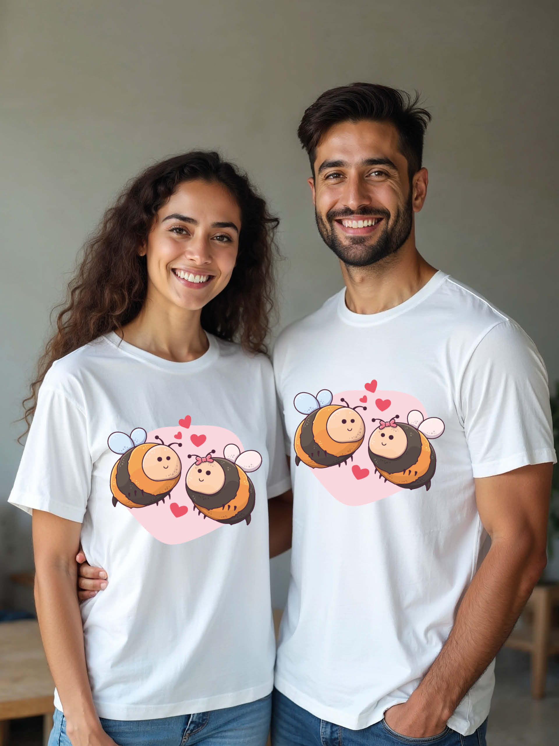 Soulmates Cartoon Couple T-Shirt Lovers Edition – Discount Offer