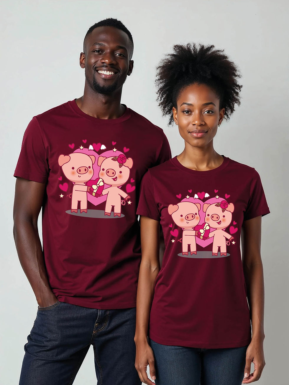 Thumbnail: Forever Love Cartoon Couple T-Shirt Lovers Edition – Buy Now