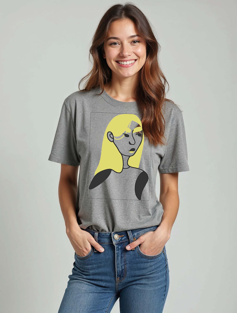 Thumbnail: Blonde Mood Stylish Women’s Printed Graphic Streetwear T-Shirt – Low Price Offer