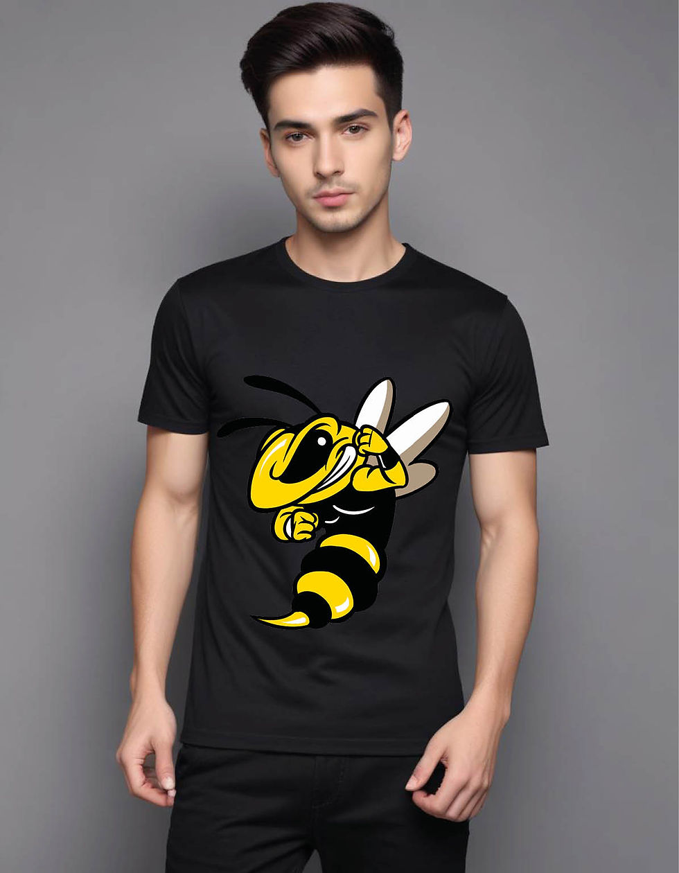 Thumbnail: bee mens printed graphic t shirt