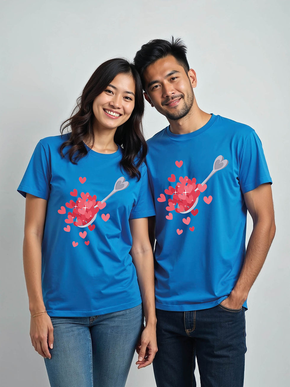 Valentine’s Cartoon Couple T-Shirt Lovers Edition – Hot Deal