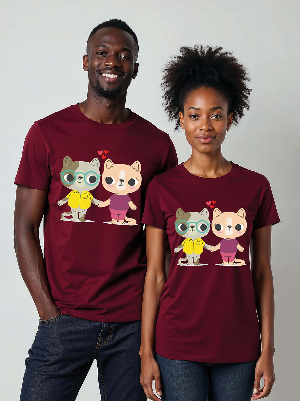 Thumbnail: Forever Love Cartoon Couple T-Shirt Lovers Edition – Buy Now