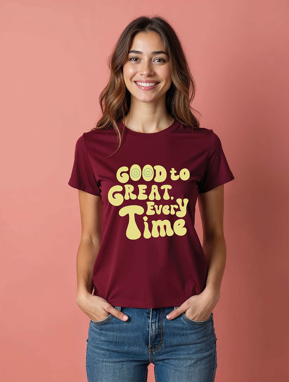 Thumbnail: good to graeat every time Cool Women’s Printed T-Shirt – Shop Now