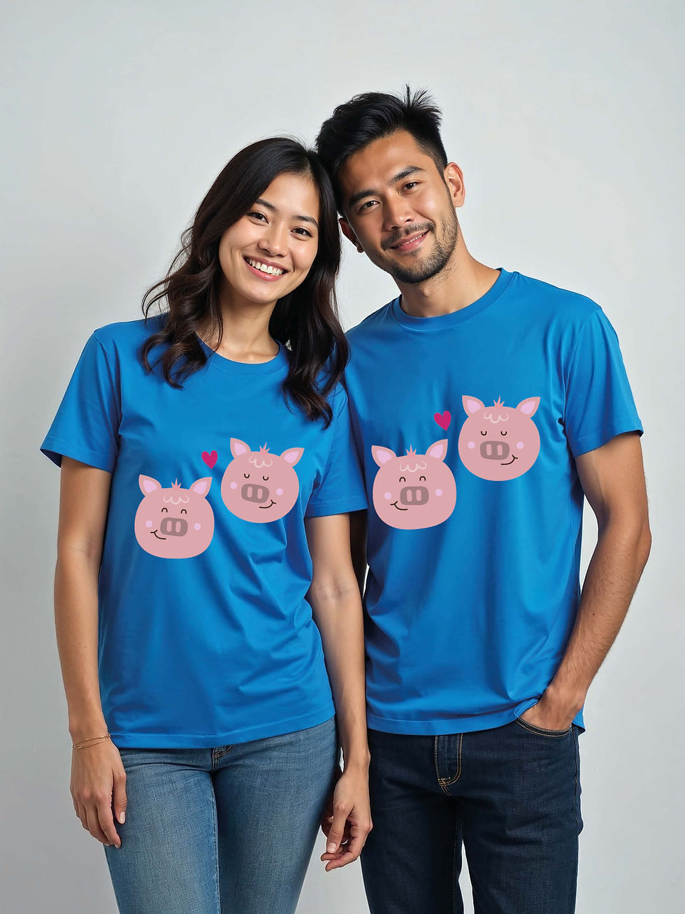 Thumbnail: Eternal Love Cartoon Couple T-Shirt Lovers Edition – Premium Quality