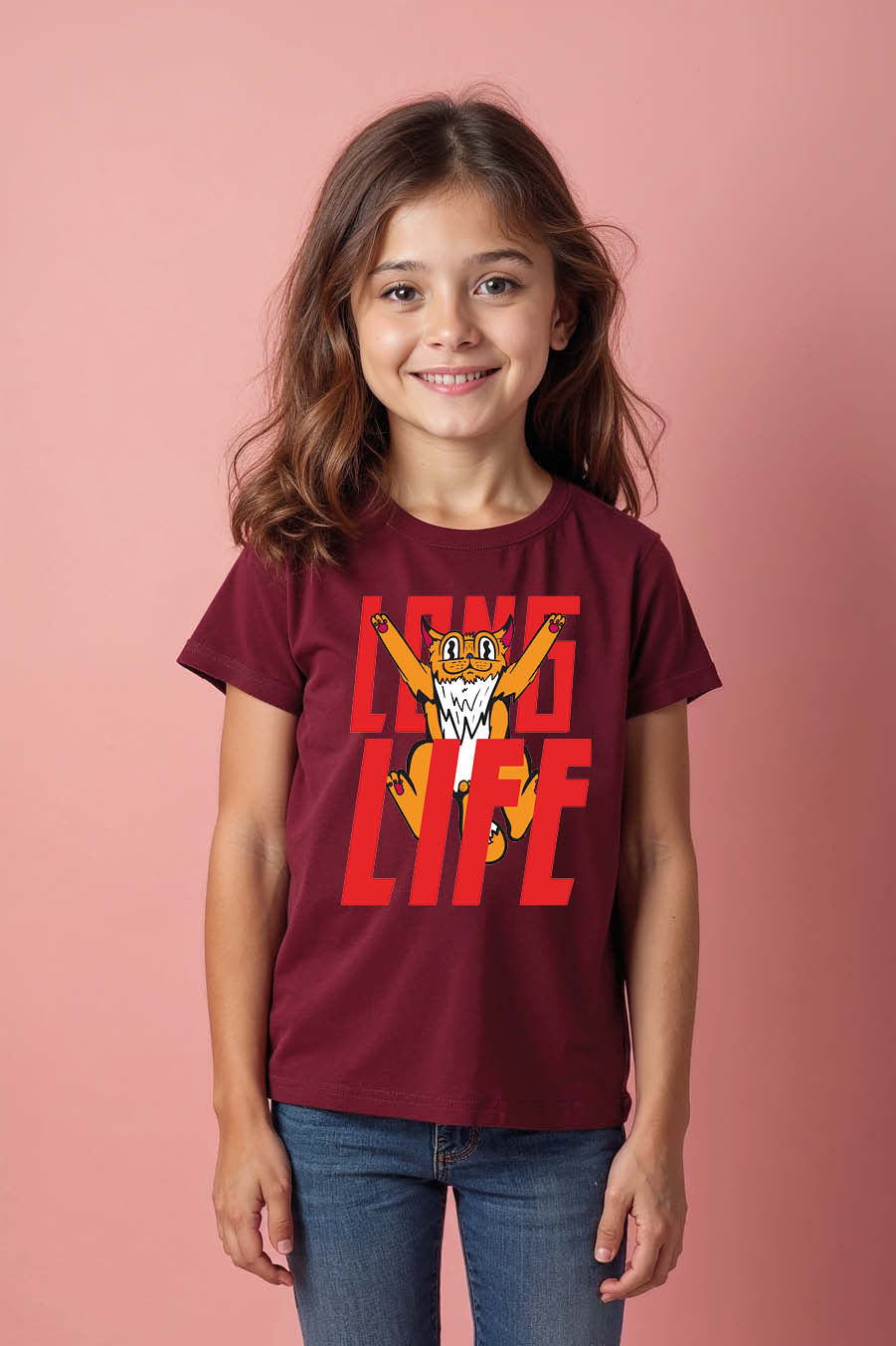 long life Cute Trendy Printed Tee for Kids – Superhero Print Design Boys & Glrls