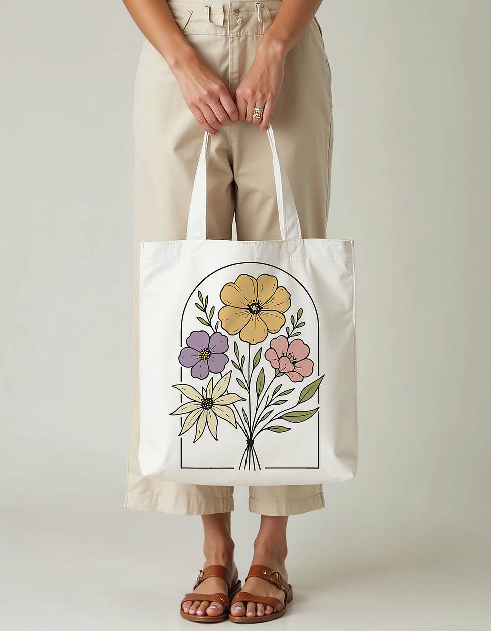 Retro Tote Printed Bag – Trendy Canvas Fashion Bag Fast Delivery