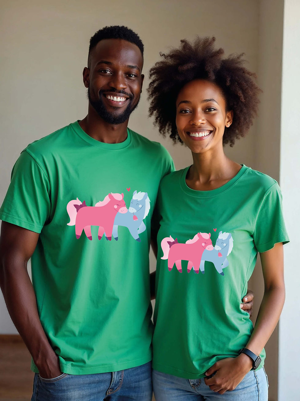 Thumbnail: Cute Animal Couple Matching Tee Lovers Edition – Sale
