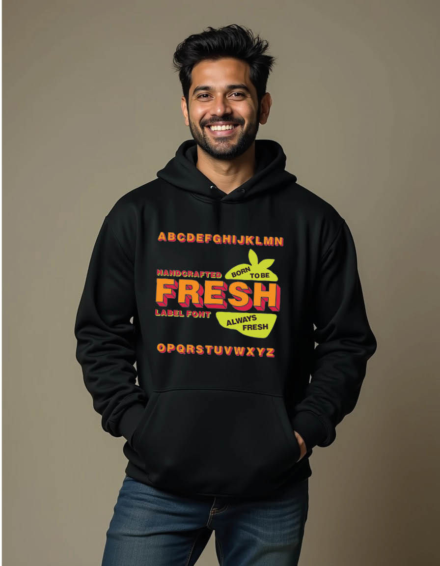 Thumbnail: handcrafted fresh label fant Winter Streetwear Hoodie for Men – Limited Edition