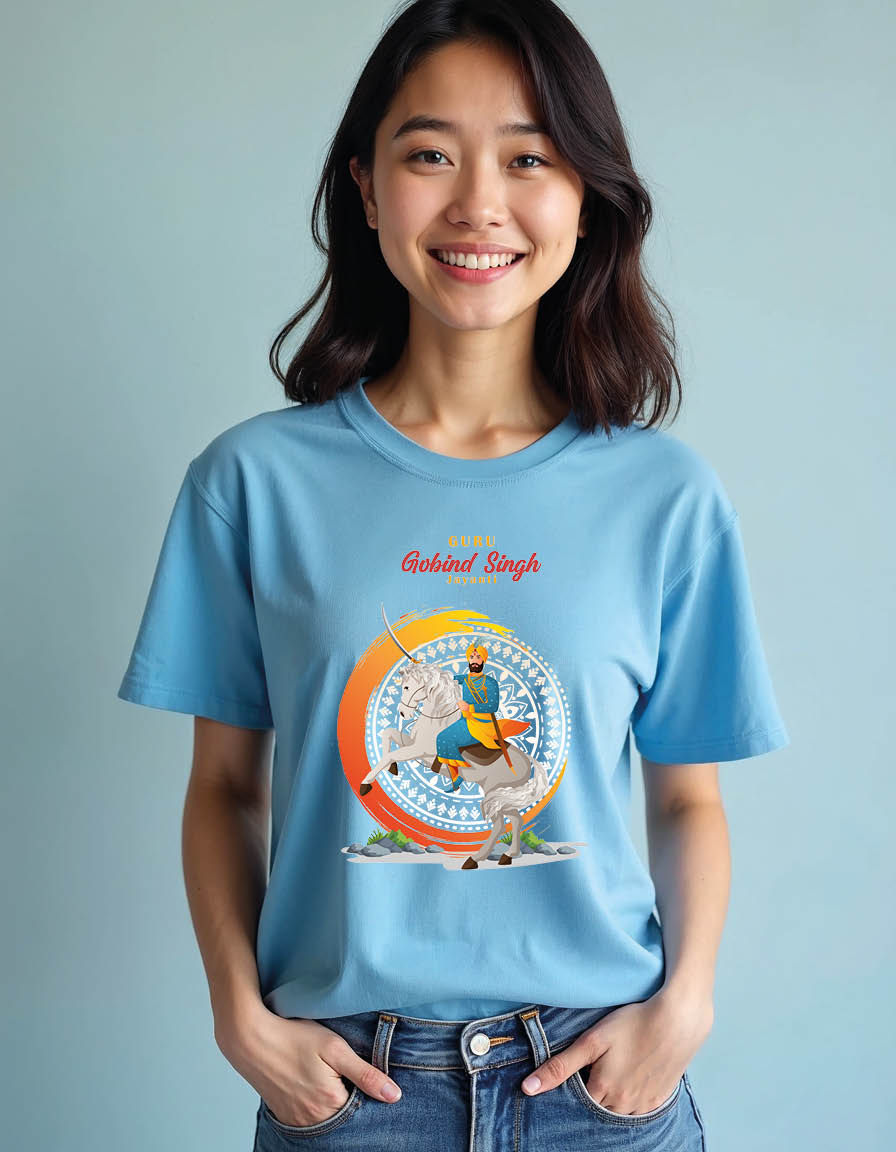 Guru gobind singh Unisex printed graphic t shirt