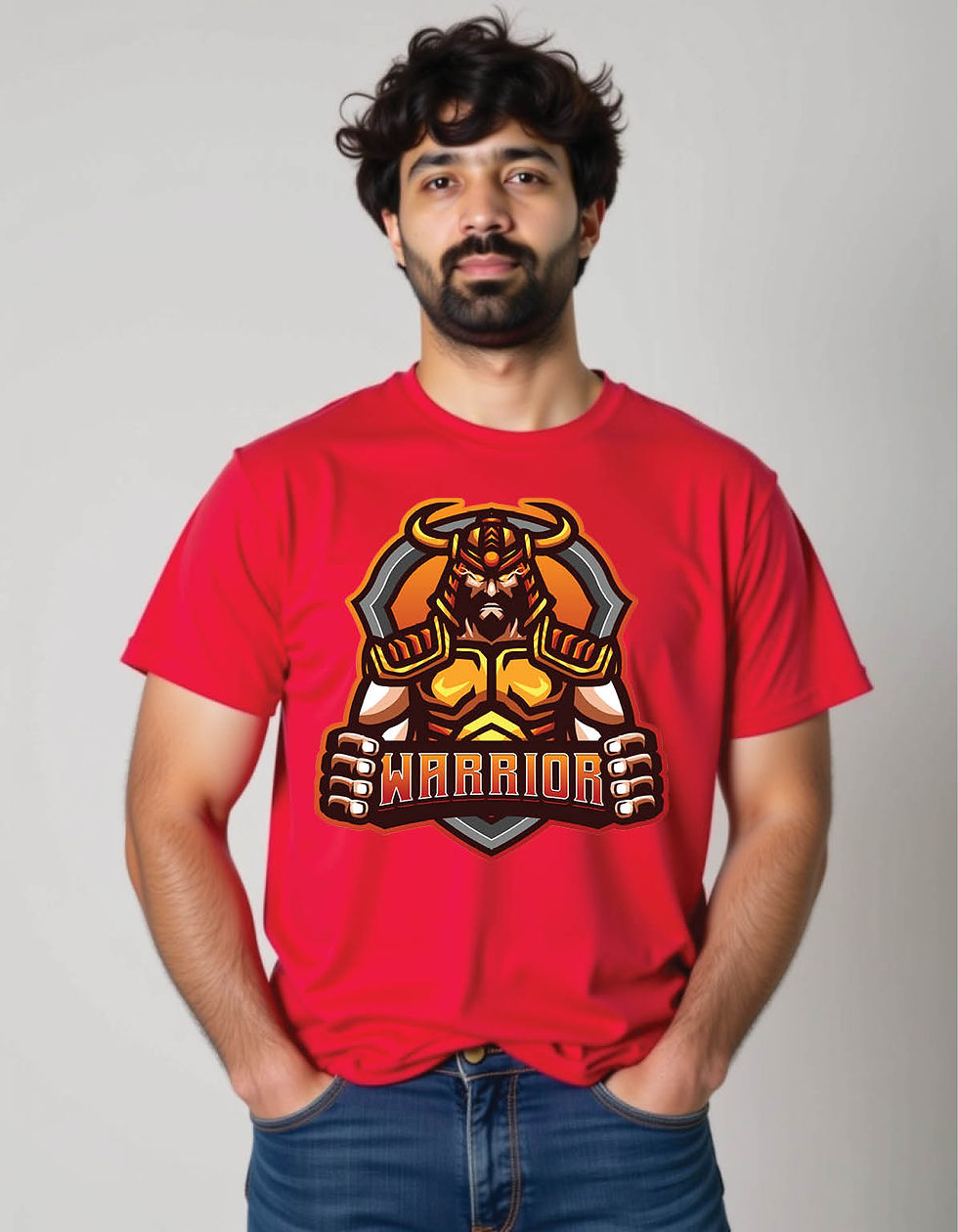 Thumbnail: spartan gladiator warrior mascot mens printed graphic t shirt