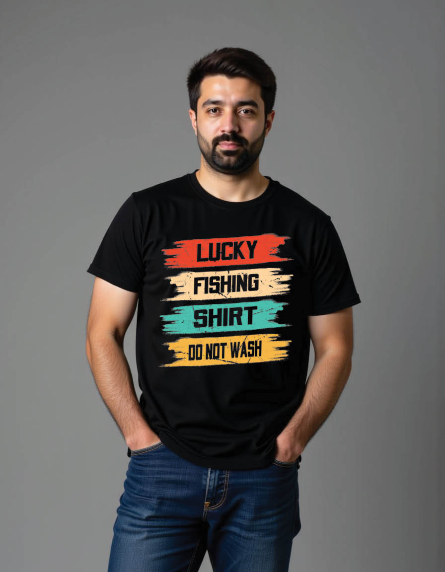 Thumbnail: lucky fishing shirt wash fishing mens printed graphic t shirt
