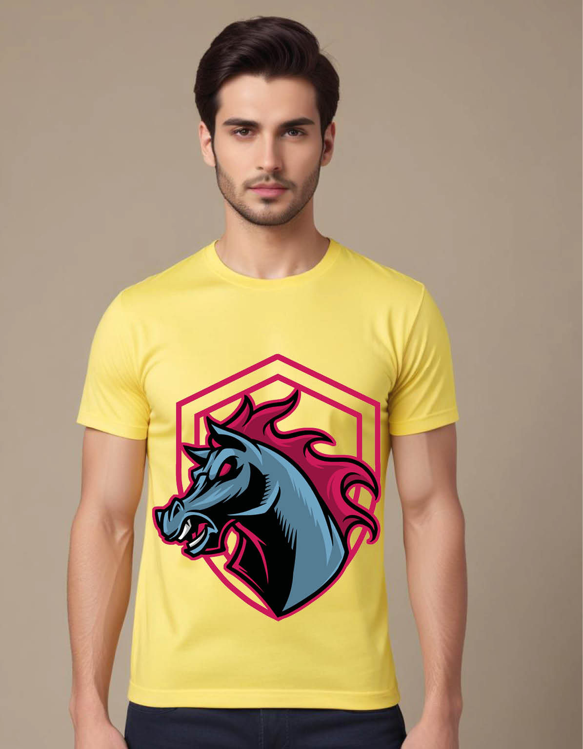 horse 2 mens printed graphic t shirt