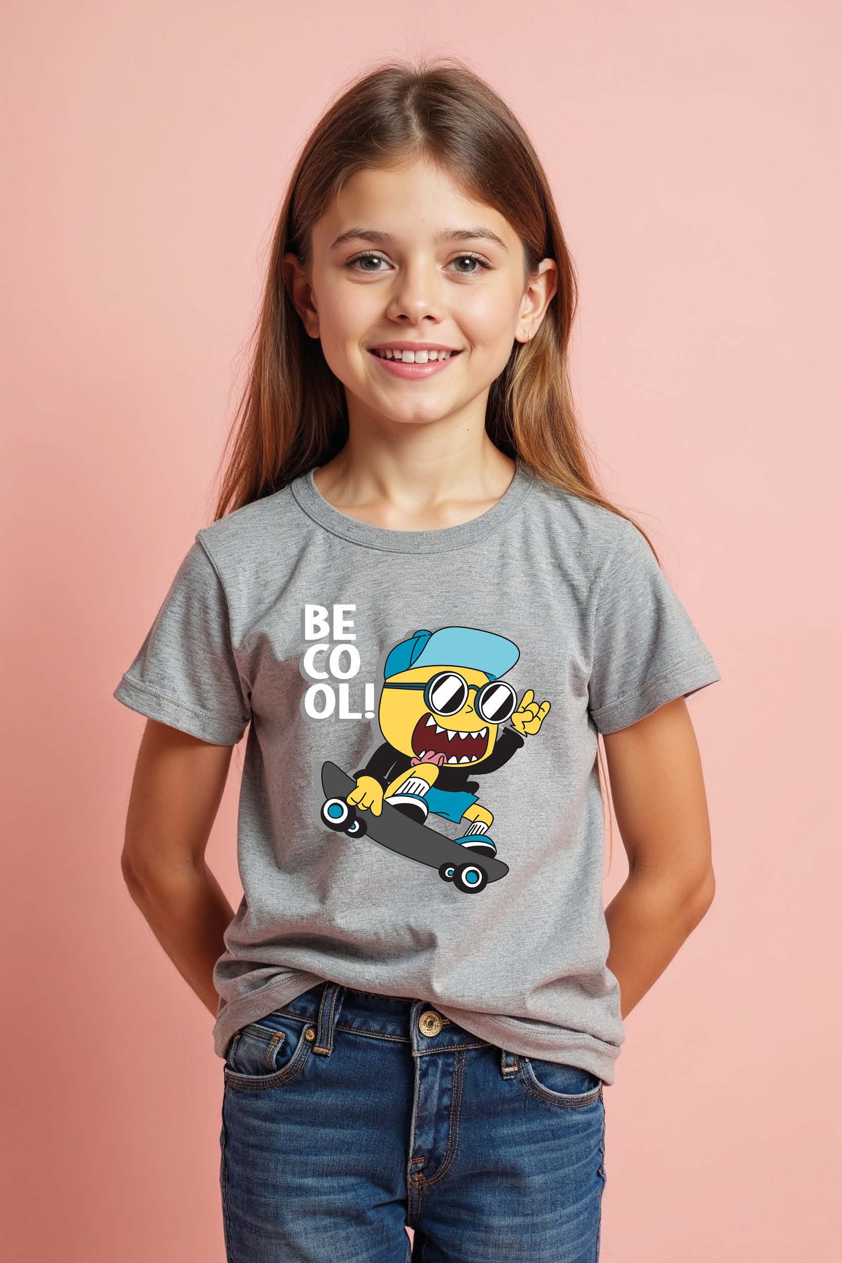 Be Cool Fashion Casual Kids Printed T-Shirt Design Print Design for Boys & Gir