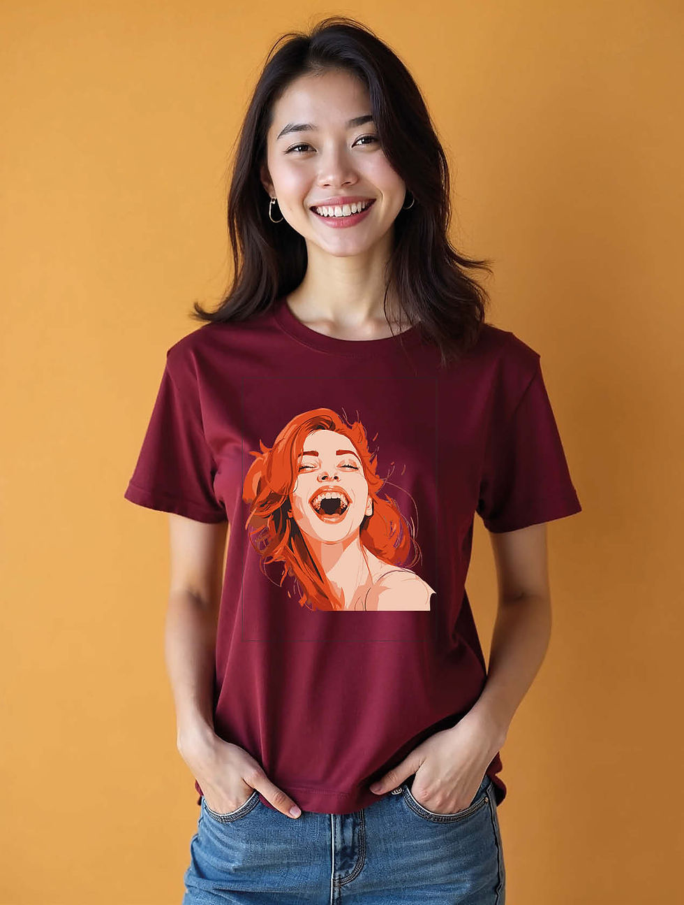 Thumbnail: Pop Art Vampire Fangs Cool Women’s Streetwear T-Shirt – Limited Stock