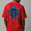 Thumbnail: Neon Jellyfish Skull Vintage Unisex Drop Shoulder Oversized T-Shirt