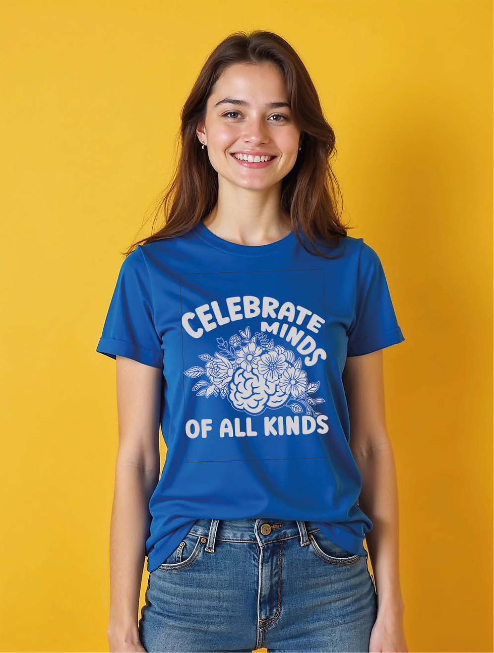 Thumbnail: Celebrate minds of all  kids  Stylish Women’s Typography T-Shirt – Shop Now