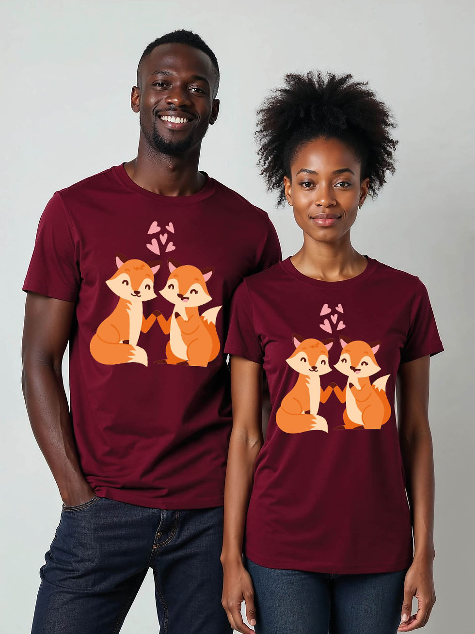 Thumbnail: Forever Love Cartoon Couple Matching Tee Lovers Edition – Shop Now