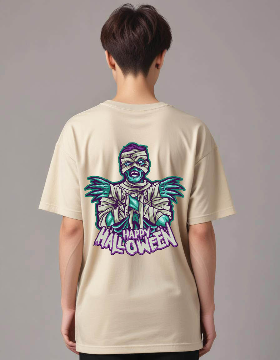 Thumbnail: mummy terror mens Oversized Printed t shirt