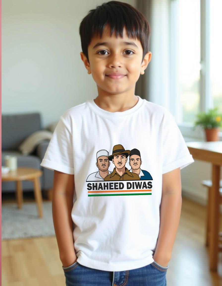 Shaheed diwas Unisex printed graphic t shirt