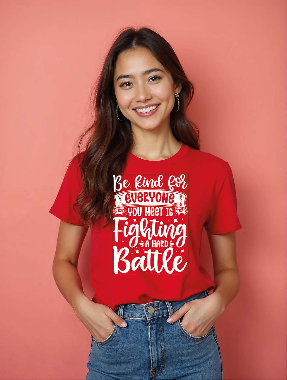 Thumbnail: Be kind for everyone you neet is fighting Cool Women’s Quote T-Shirt – Hot Deal