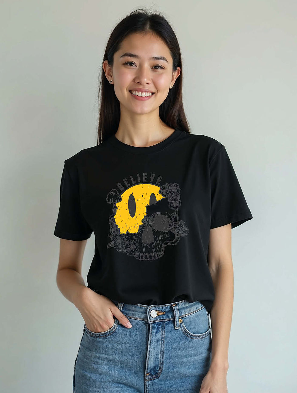 Thumbnail: believe Modern Women’s Printed Graphic Stylish Streetwear T-Shirt