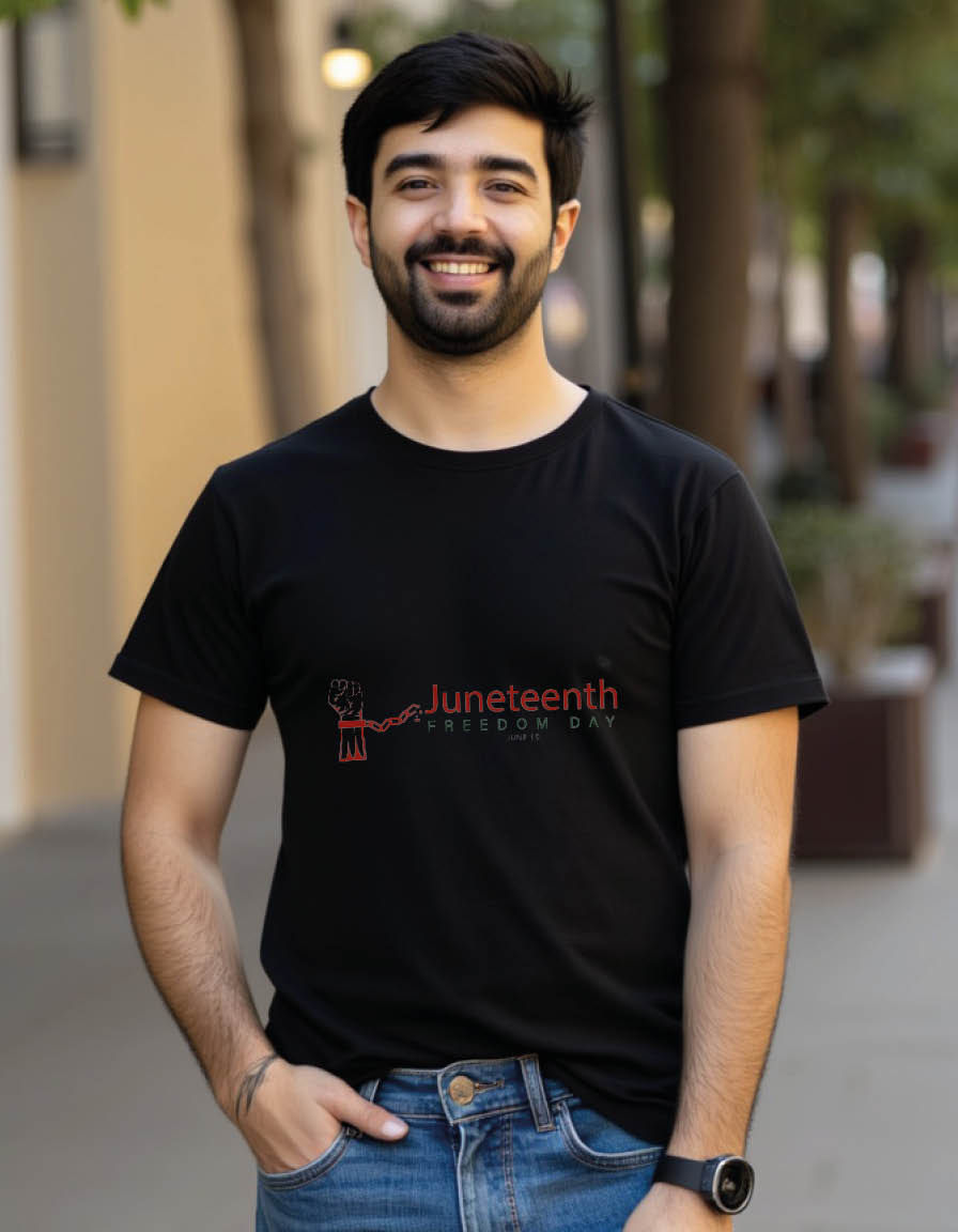 Thumbnail: Juneteenth freedom day Unisex printed graphic t shirt