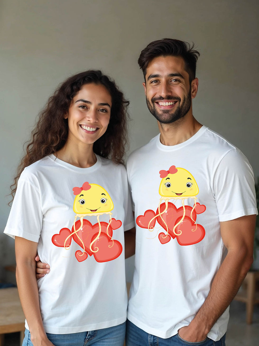 Thumbnail: Forever Love Cartoon Couple Matching Tee Lovers Edition – Sale