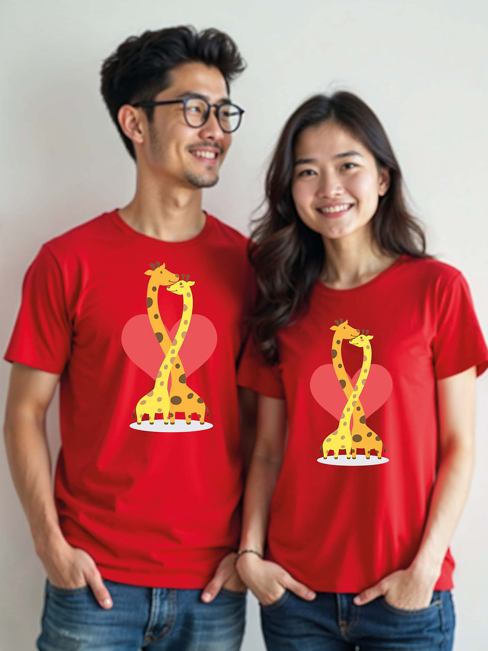 Thumbnail: Forever Love Cartoon Couple Matching Tee Lovers Edition – Sale