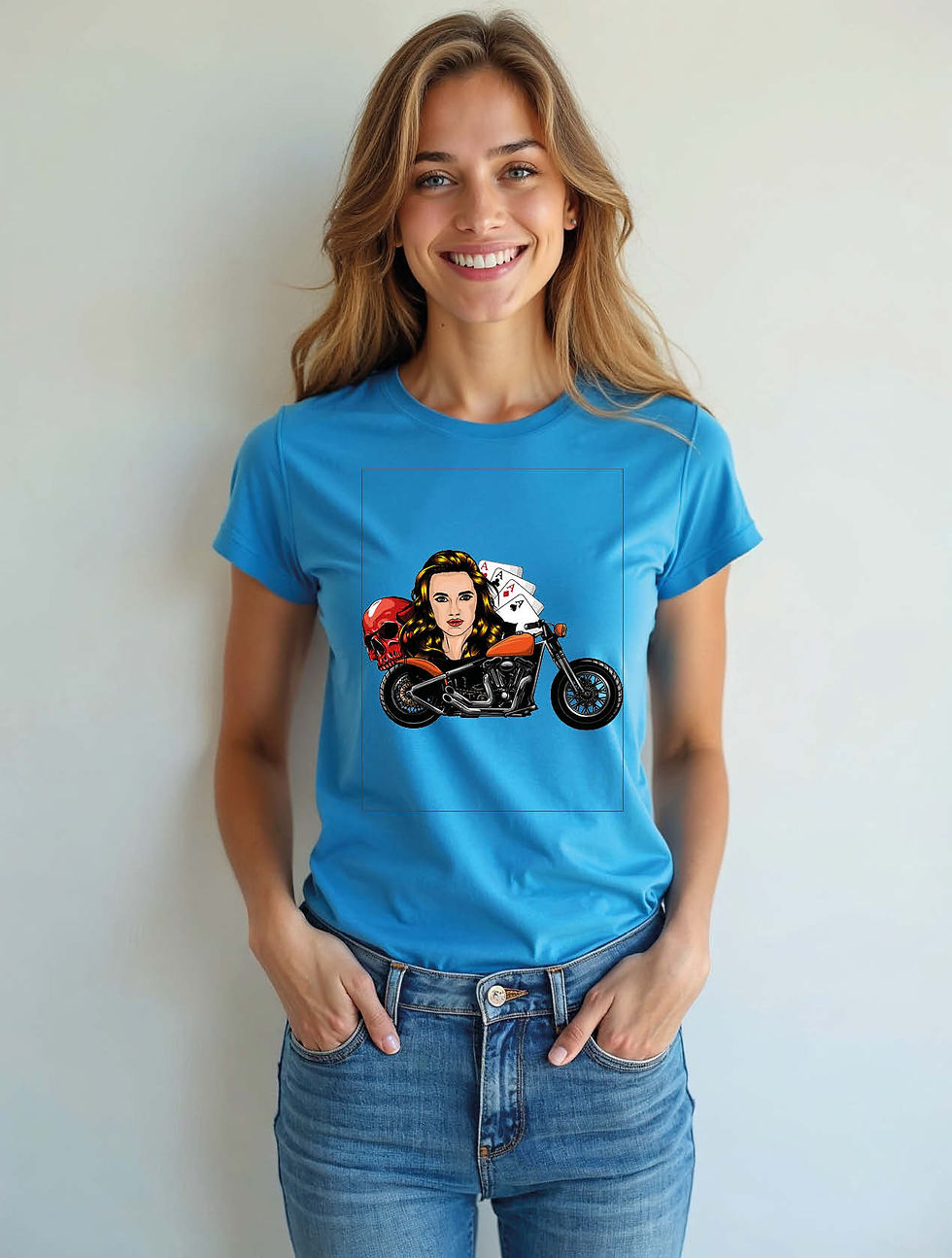 Thumbnail: Riding Aces Trendy Women’s Printed Graphic Streetwear T-Shirt – Low Price Offer