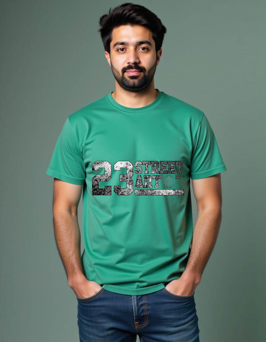 Thumbnail: strees art mens printed graphic t shirt