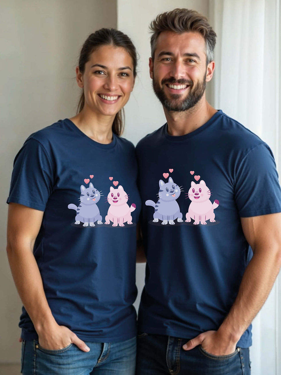 Thumbnail: Valentine’s Animal Couple Matching Tee Lovers Edition – Shop