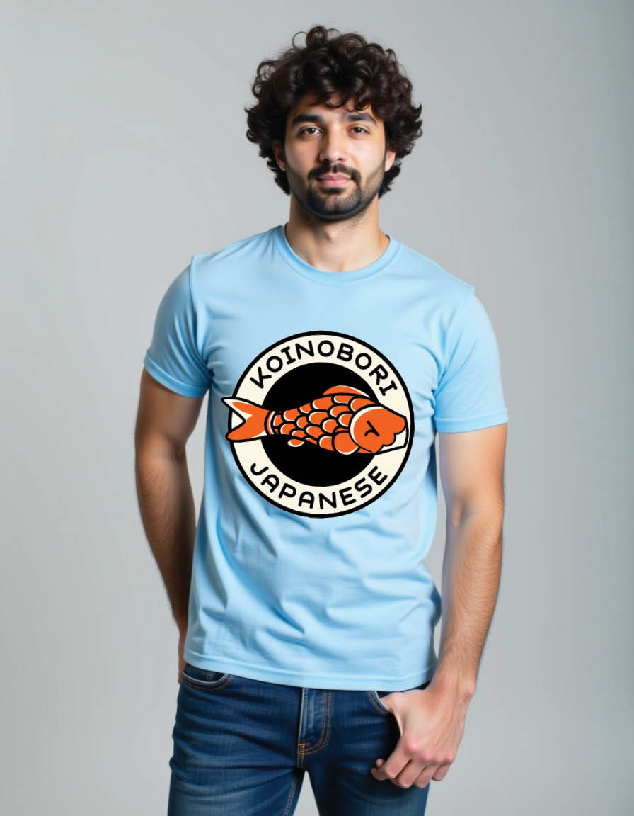 Thumbnail: vintage japanese emblem mens printed graphic t shirts