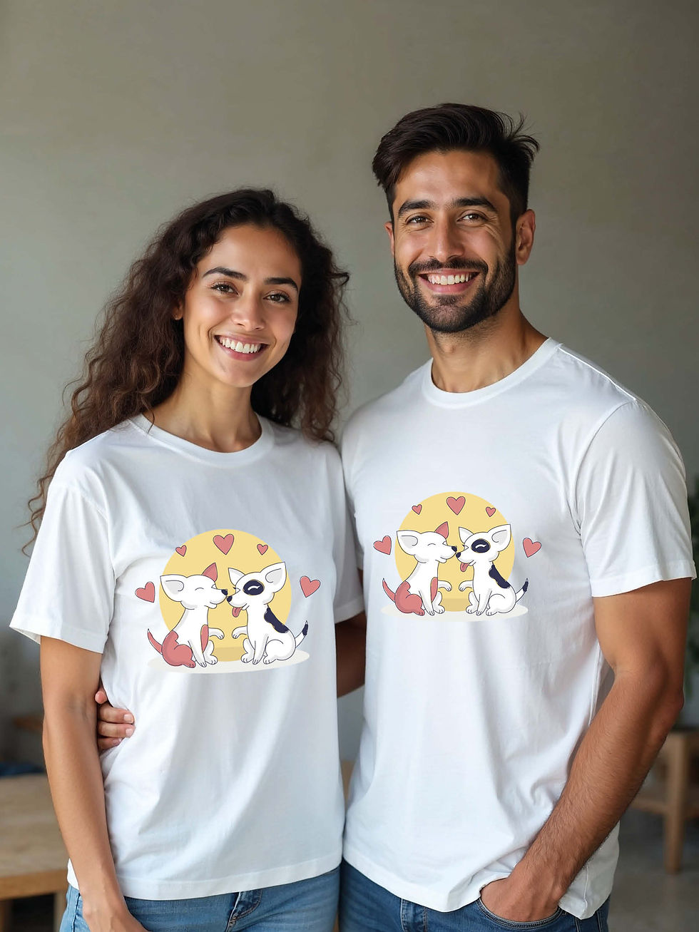 Thumbnail: Anniversary Animal Couple Matching Tee Lovers Edition – Limited